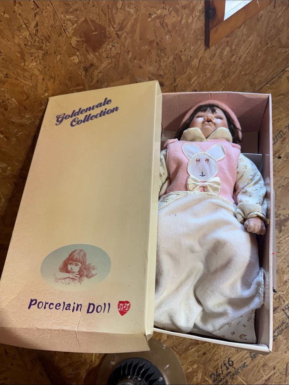 Pink & White Porcelain Baby Doll